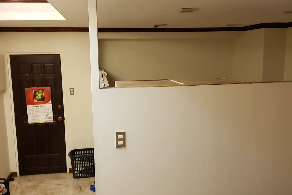 View from the outside of the bedroom.