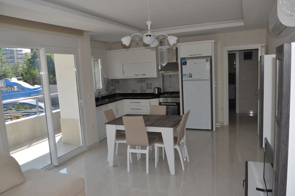 Living room&kitchen/Зал и кухня