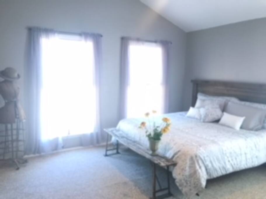 King size sleep comfort bed - you may just want to nap your vacation away.