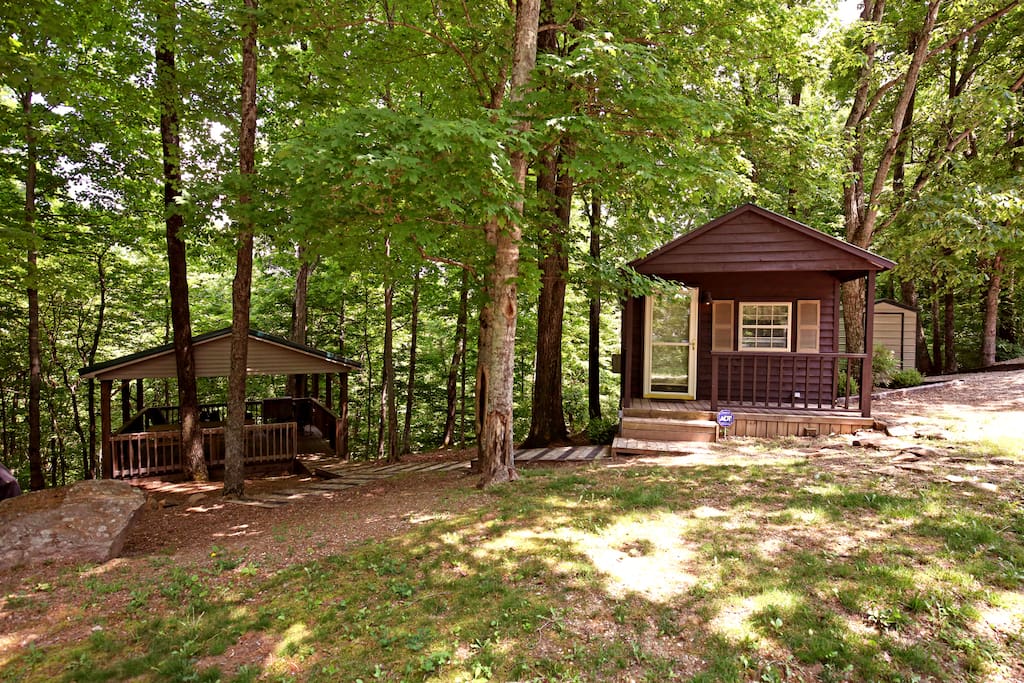 Charming cabin at Nolin Lake/Mammoth Cave. - Houten huisje ...