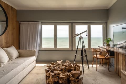 Anuncio de Airbnb popular: Extraordinary oceanfront loft en Mar Del Plata