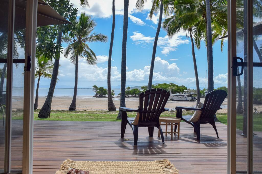The view from the front deck...bliss!