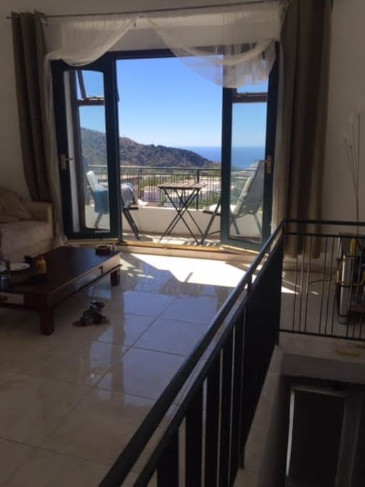 views from living room.