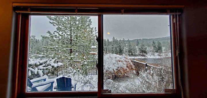 Vue depuis la fenêtre de la chambre