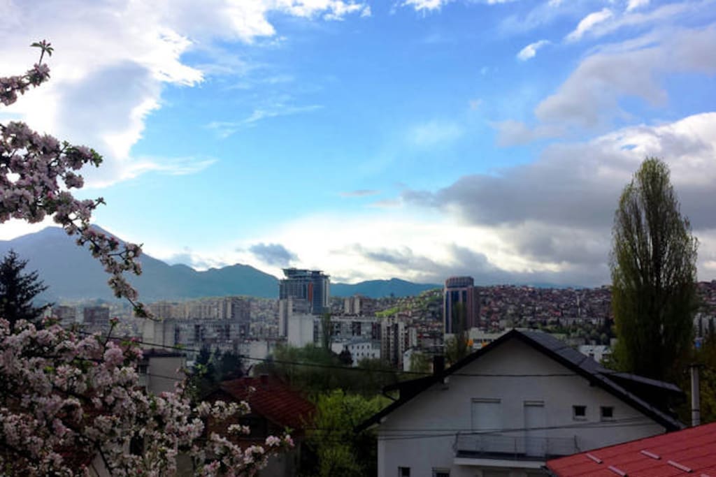 The apartments and rooms offer an amazing view of the Sarajevo city.