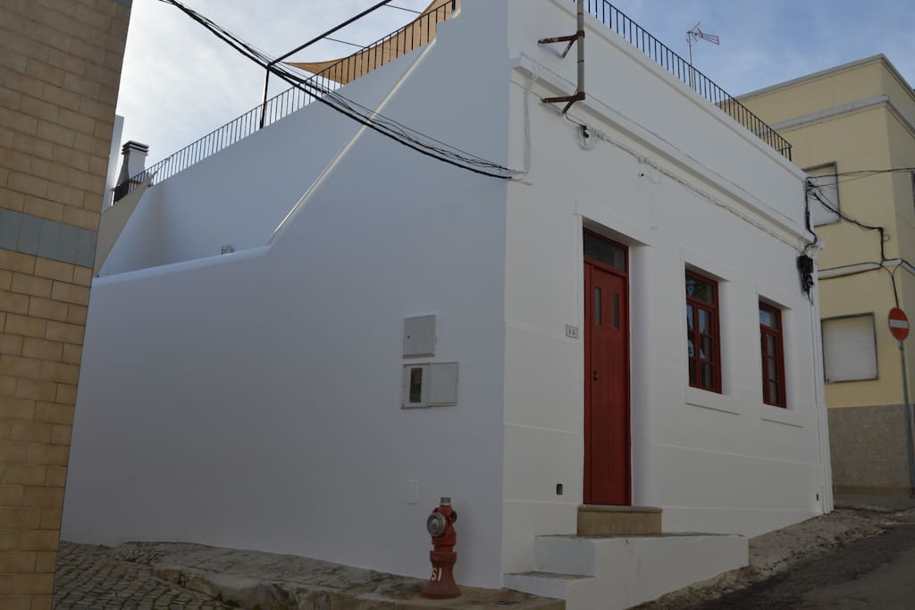 semi detached village house.