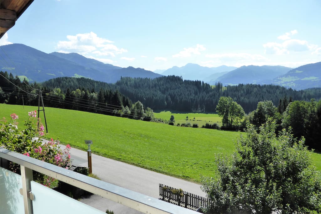 Aussicht vom Balkon