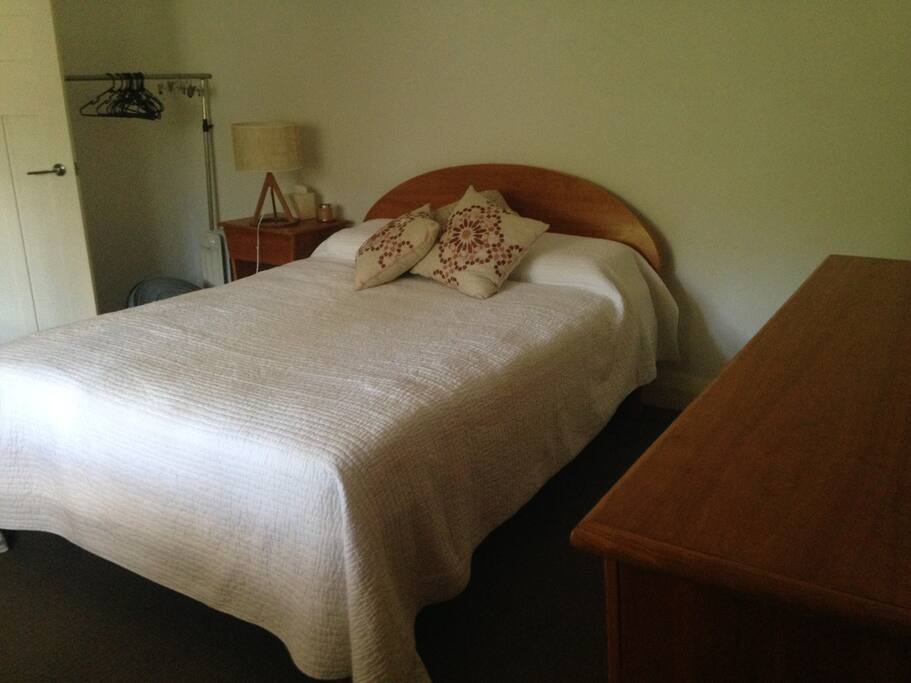 Queen sized bed