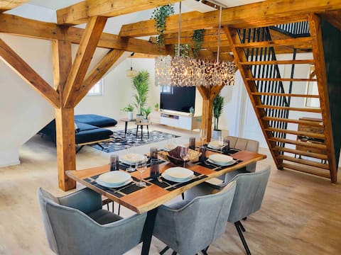 SiOUX: stylish attic apartment in the center