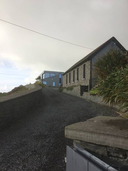 The shared drive to the two properties.