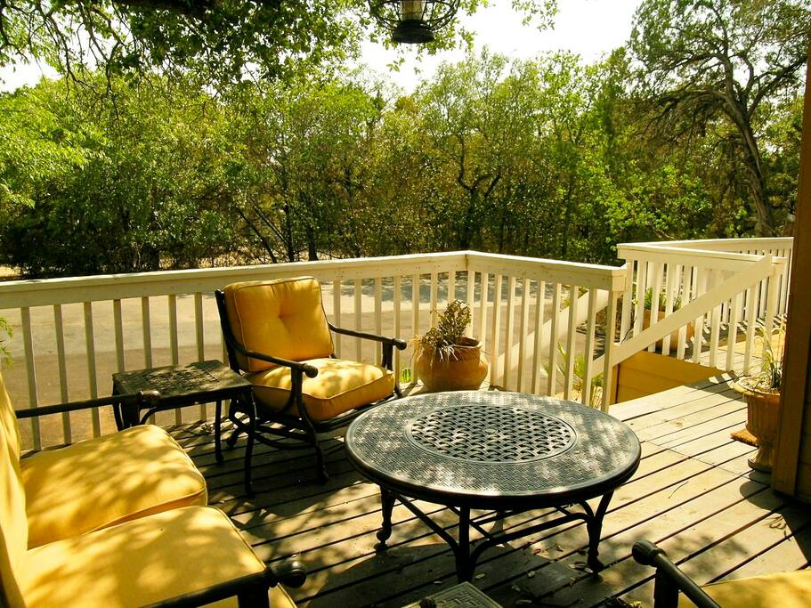 One of two front decks