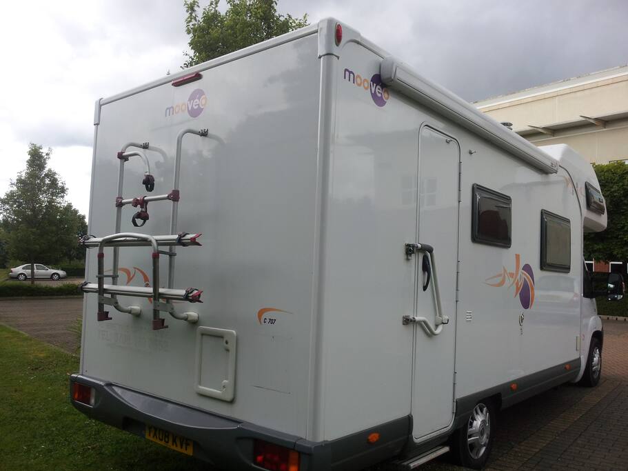 Mooveo C707 Coachbuilt Motorhome With Bike Rack For 2 Bikes