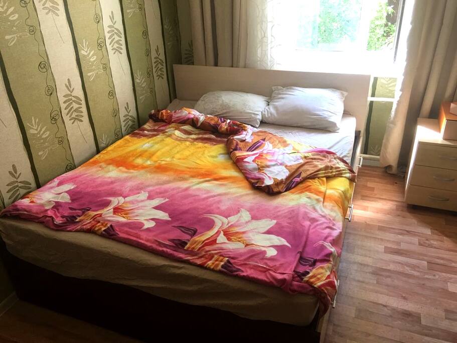 NEW bed in Bedroom instead of sofa (shown at other picture)