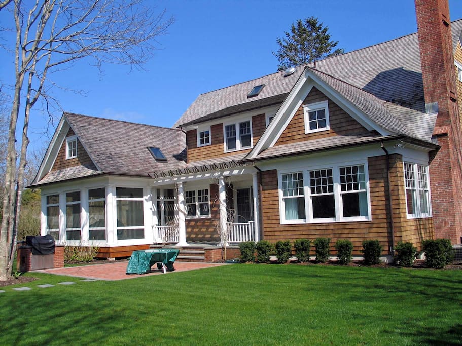 Rear of house