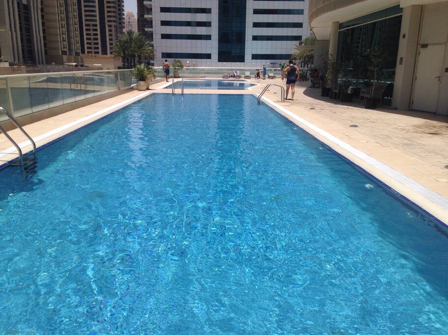 3 pools accessible for free to all guests