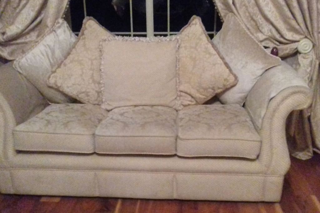 Our Lounge & Reception room where our guests can watch Sky Tv, Netfleix, or chill out & read a book in their own time