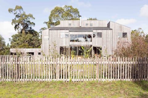 Sea Ranch style farmhouse on 80 magical acres