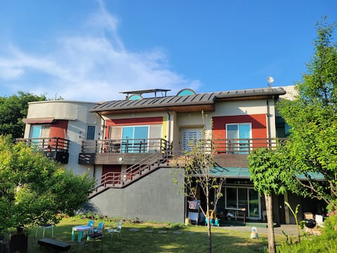 BBQ and Bonfire at our backyard!