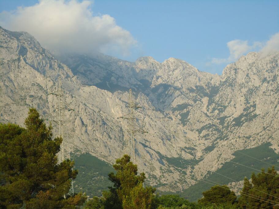 Mountain Biokovo (view from yard)