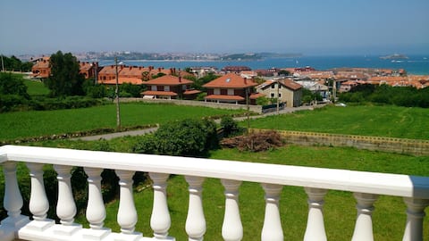detached chalet with garden and unique views