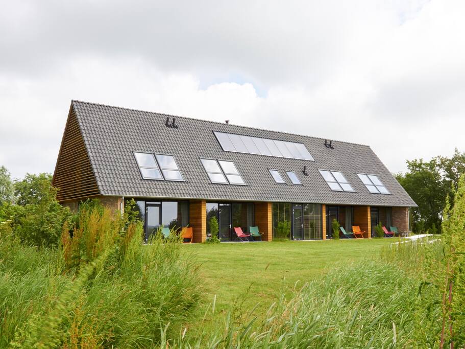 Mooi terras en veld op het zuiden