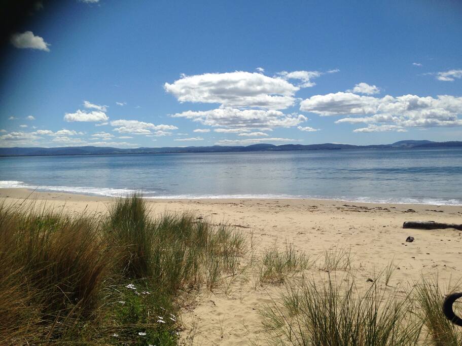 The Beach a few steps away from the verandah