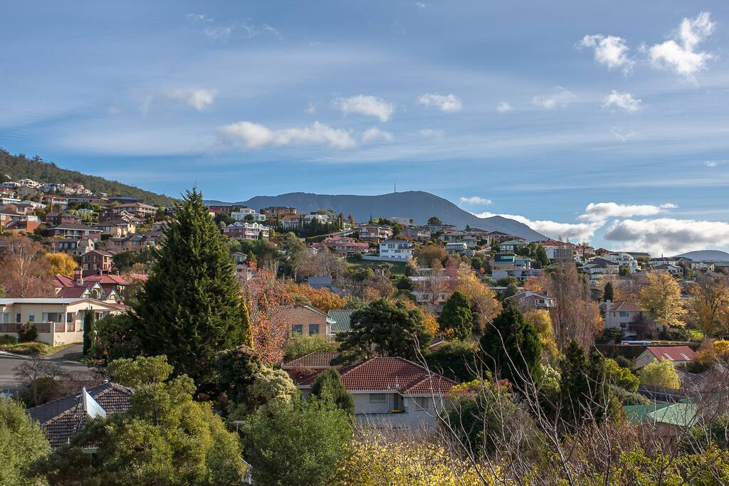 Mountain view from the apartment