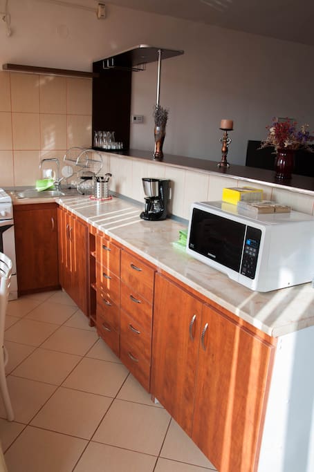 Part of the kitchen