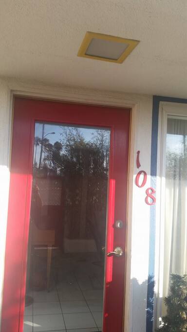 Front door of downstairs duplex