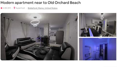 Modern apartment near to Old Orchard Beach
