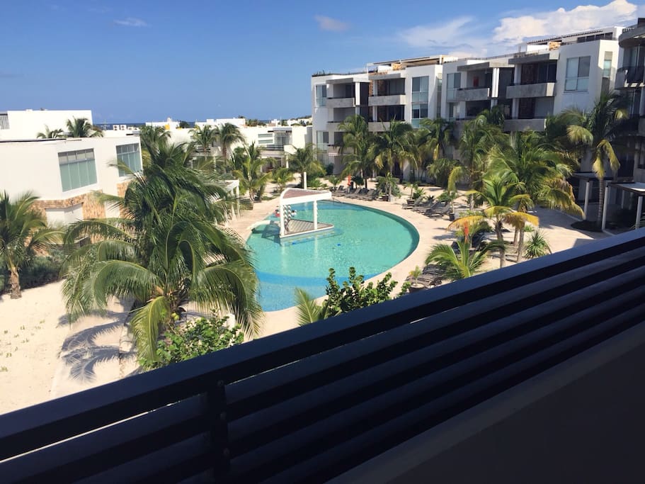 The view from the terrace