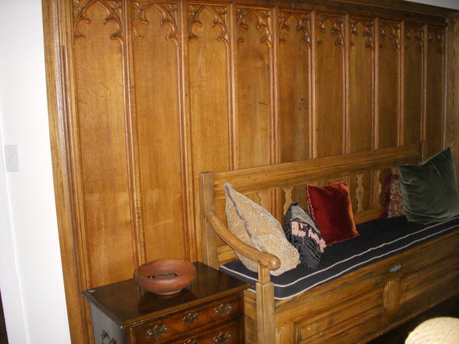 Antique panelling and furniture...