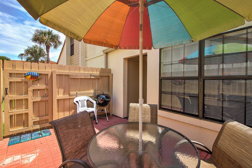 Breathe in the salty ocean air as you sit out on your private patio with a refreshing cocktail.