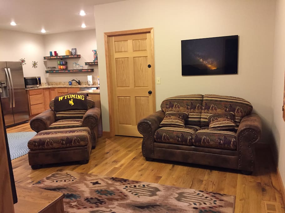 Kitchen and Living Room