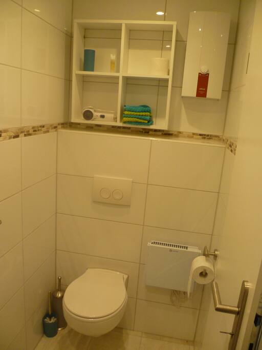Teil vom Badezimmer