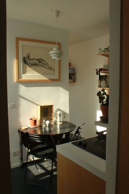 cuisine depuis l'entrée
