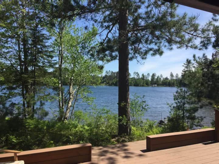 Log cabin on East Bass Lake! Houses for Rent in Gwinn, Michigan