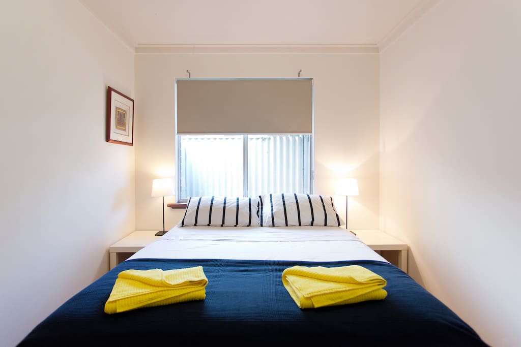 Block out blinds and comfy beds