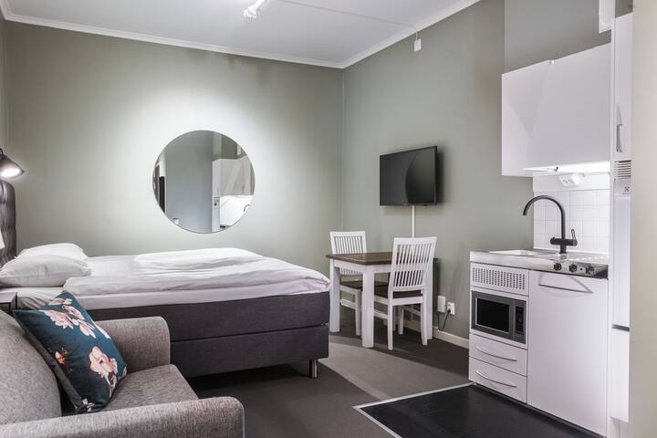 # 8 Studiolägenhet utan fönster (3 pers)