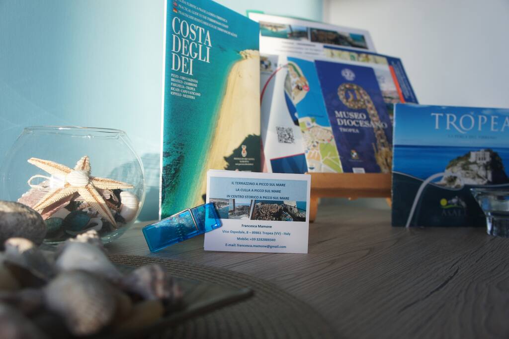 brochures a disposizione dei miei ospiti