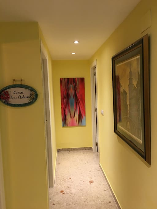 Entry way into condo