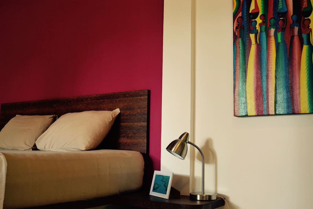 one of the 2 bedrooms