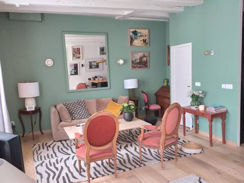 Top Airbnb: charming apartment in the middle of Tours, 50 m2. in Tours