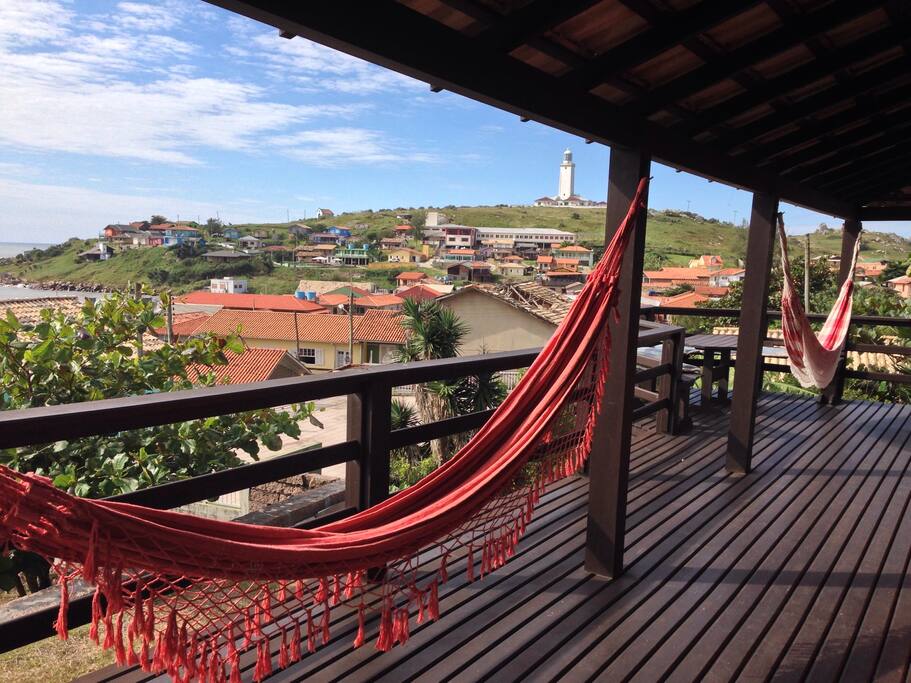 Deck, vista para o Farol