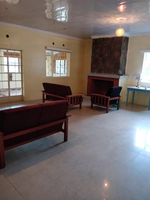 Extra sitting area in the large living room