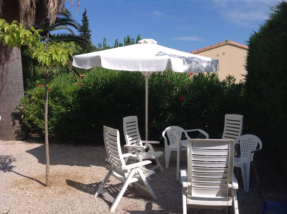 Jardin vue du auvent