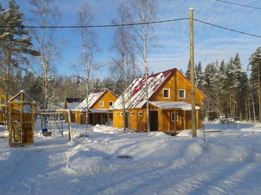 Вид на посёлок