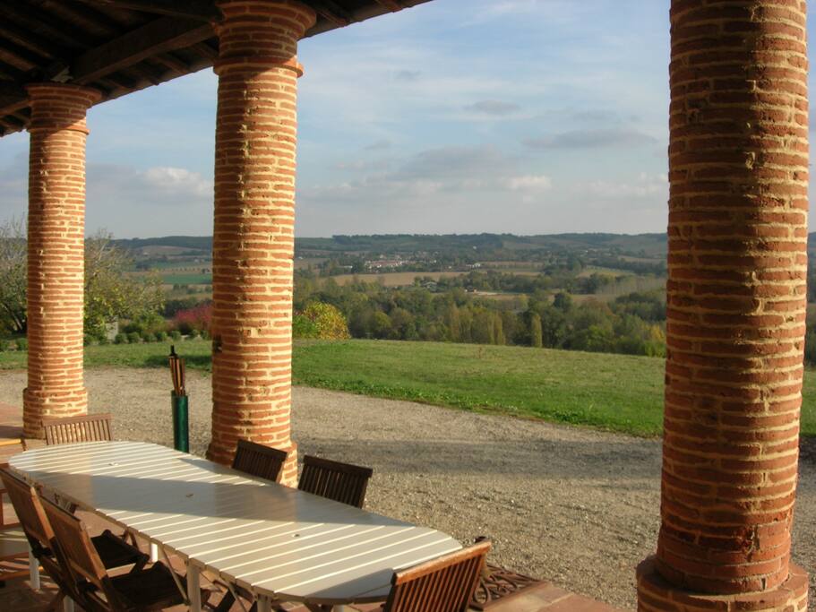 Vue depuis terrasse sud