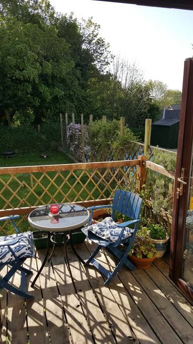 Breakfast on the balcony