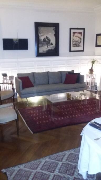 Divan salon .possibilité de couchage